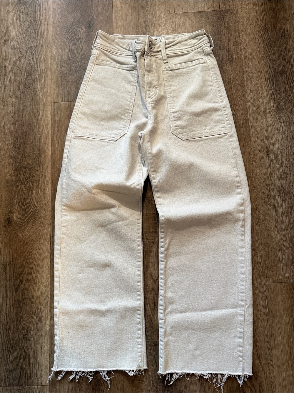 Just Black Denim Raw Hem Jeans Size 27